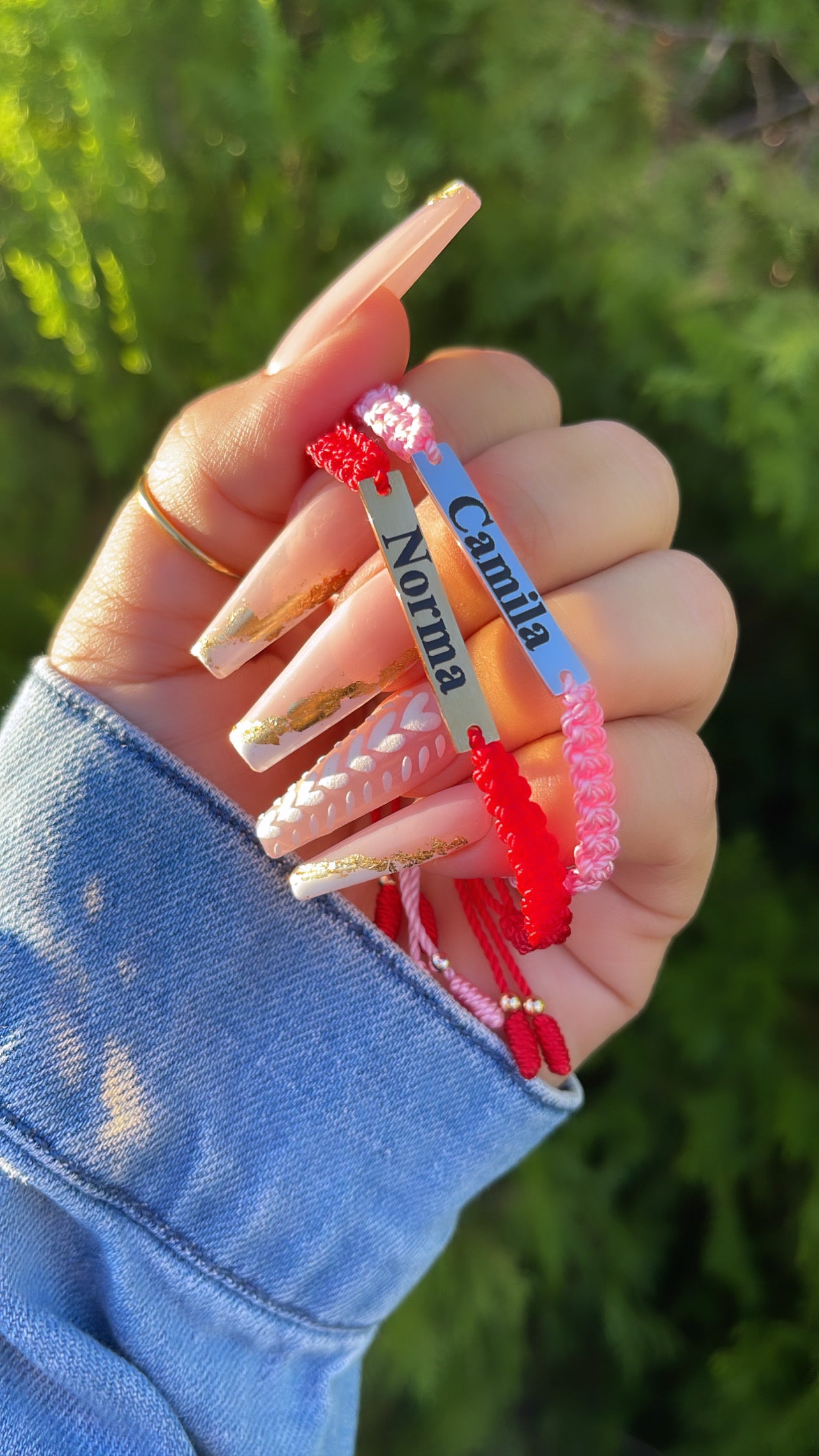 Personalized Name plate bracelet-Braided