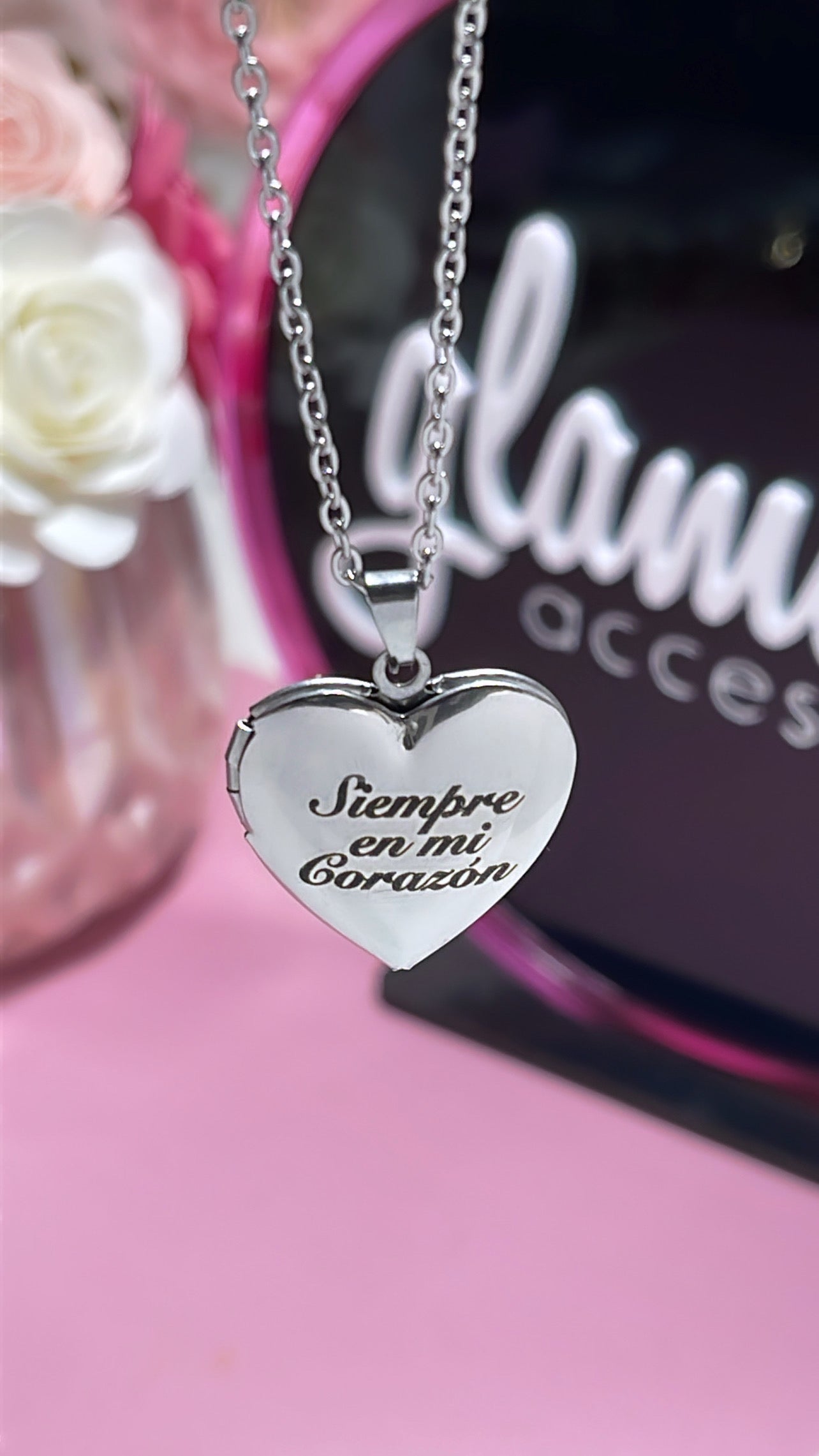 Personalized Heart locket