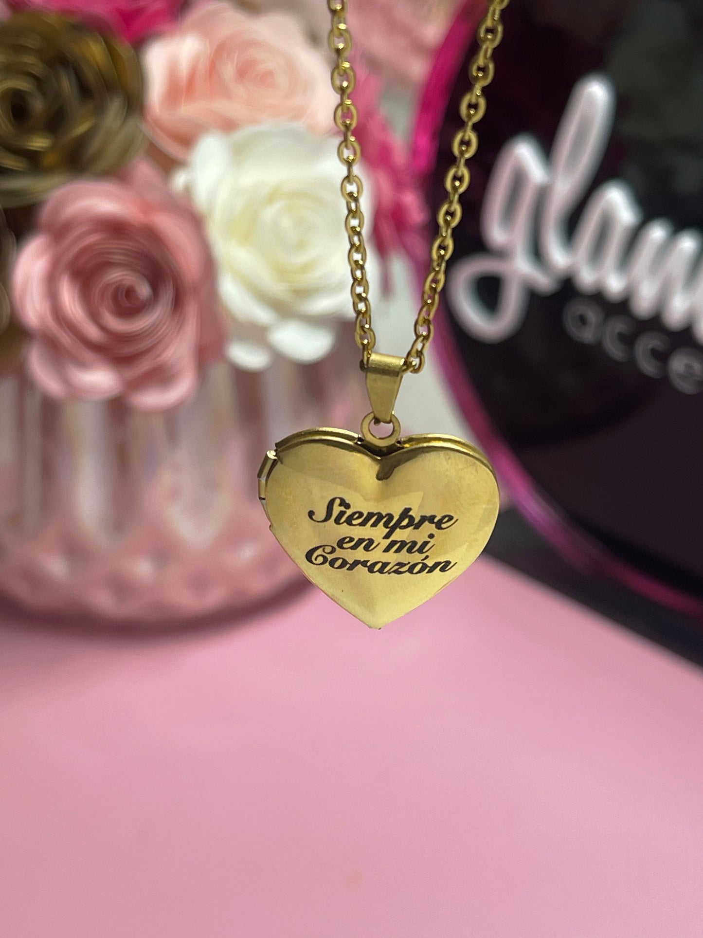 Personalized Heart locket