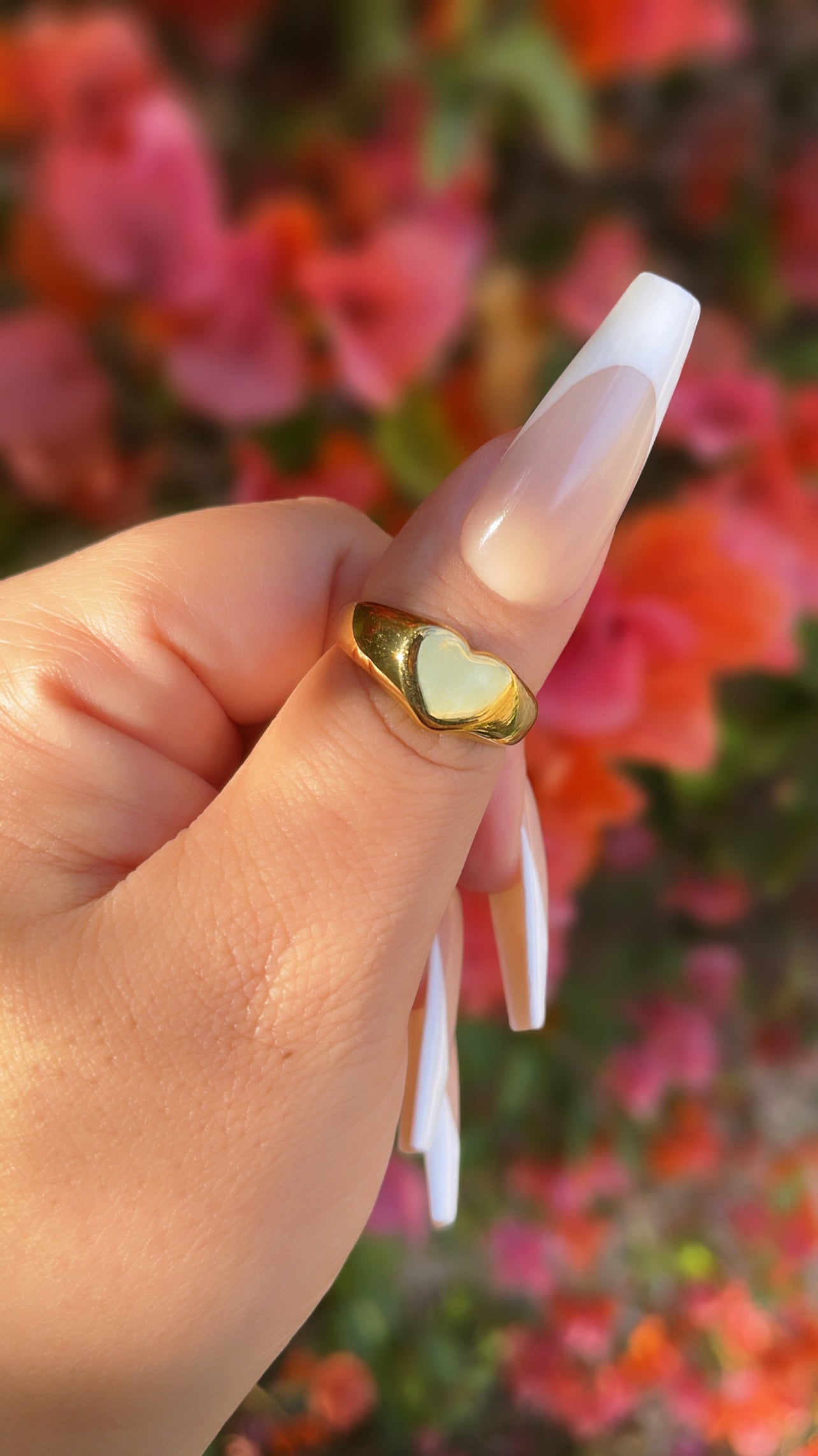 Personalized 🩷 heart ring