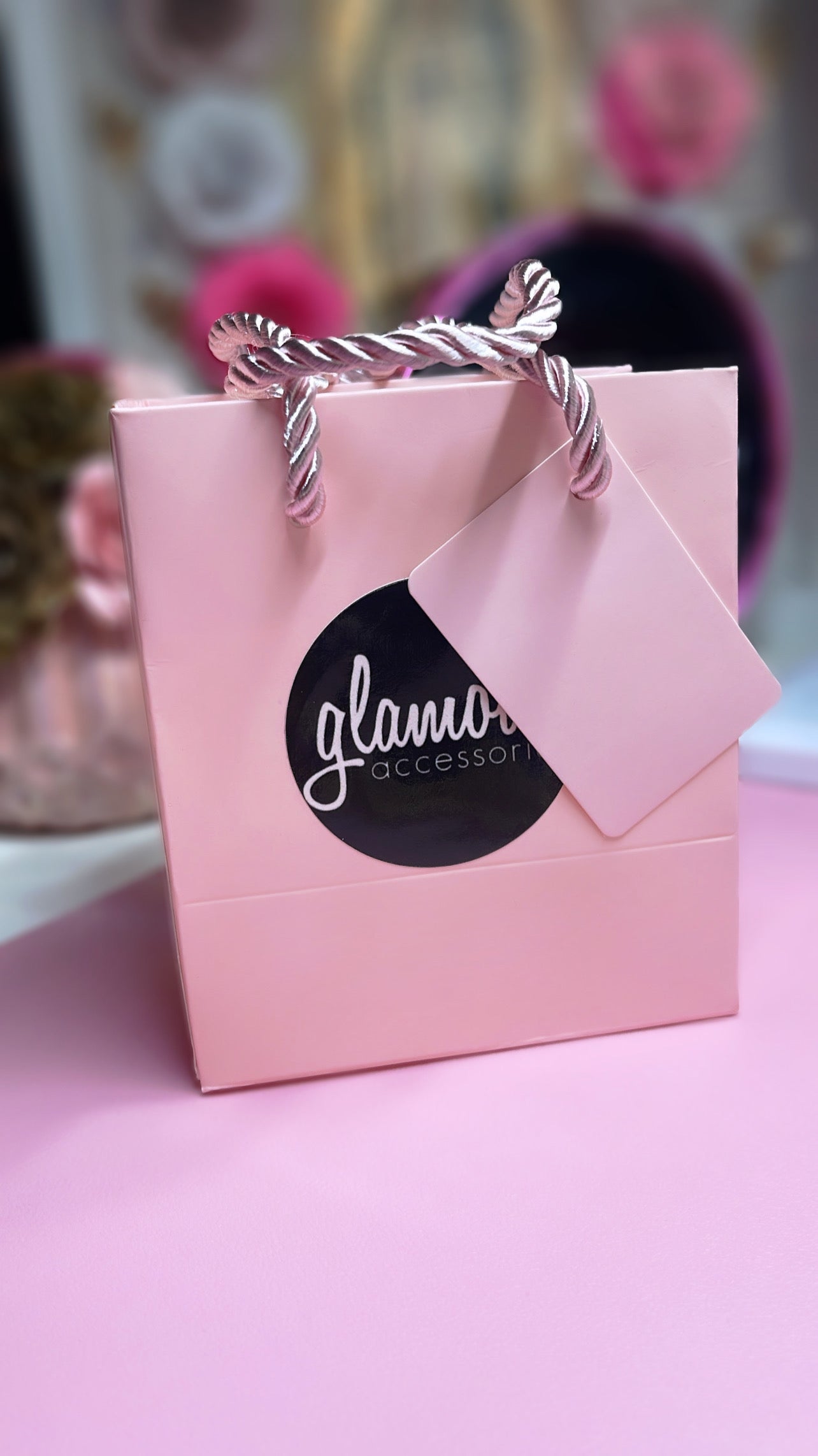 Bolsa de regalo rosa