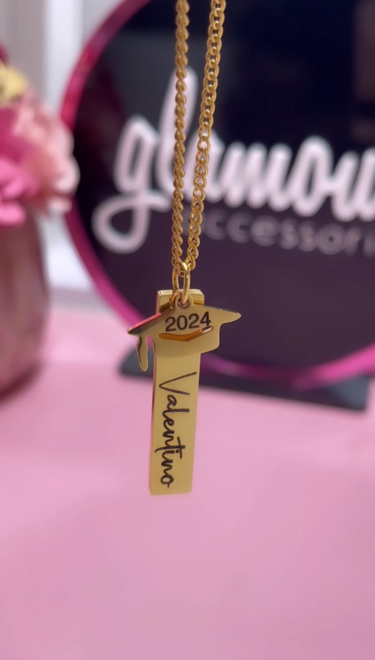 Collar de graduación personalizado