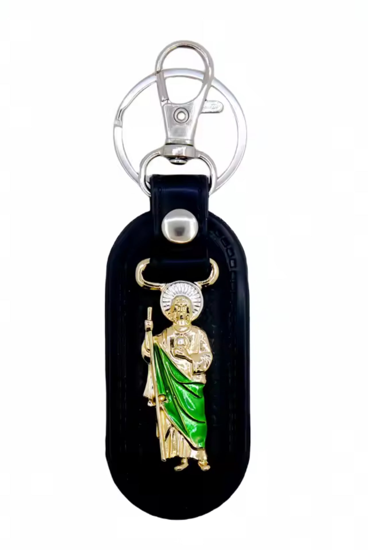 San Judas keychain- Green