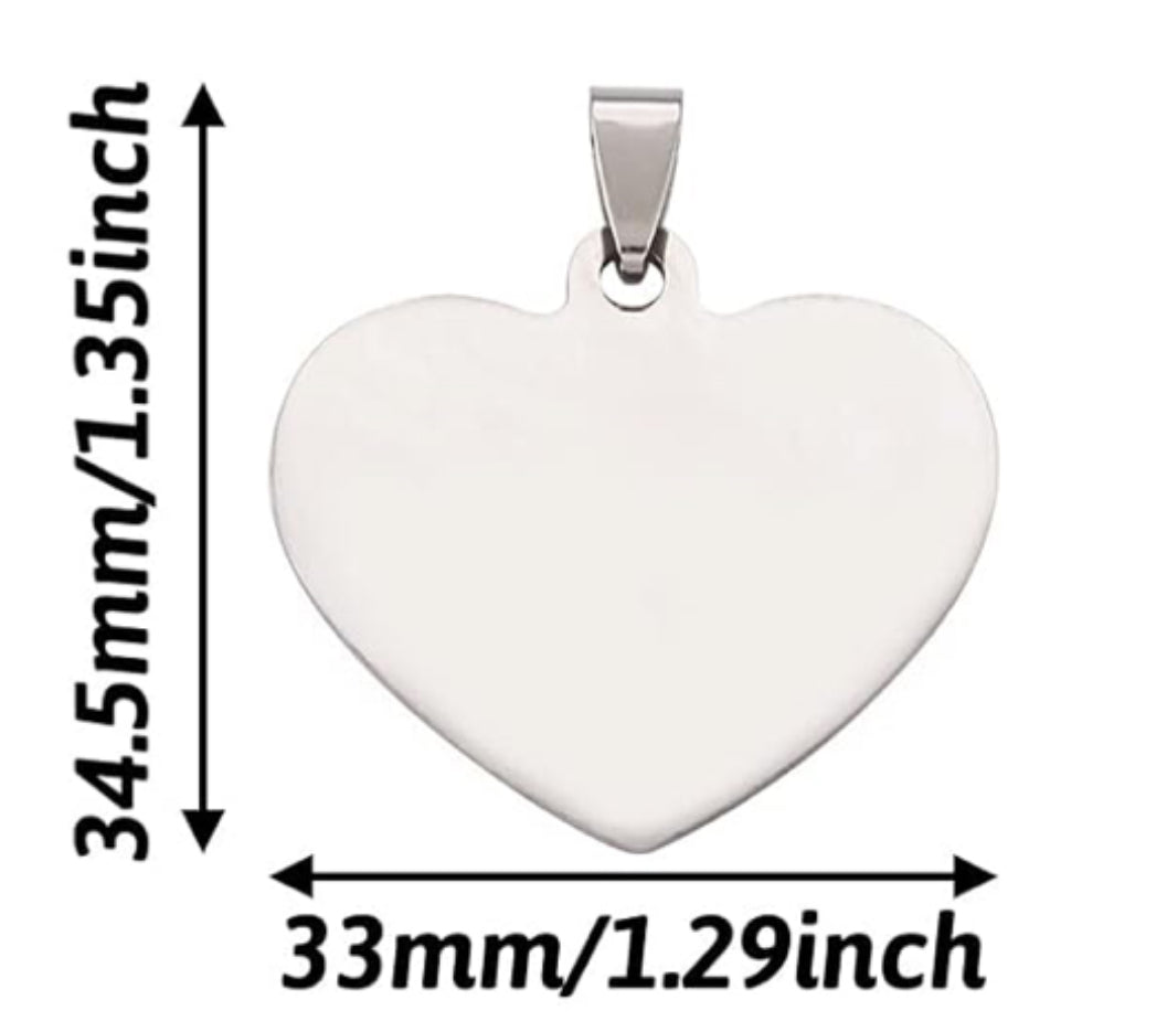 Heart Personalized silver Keychain
