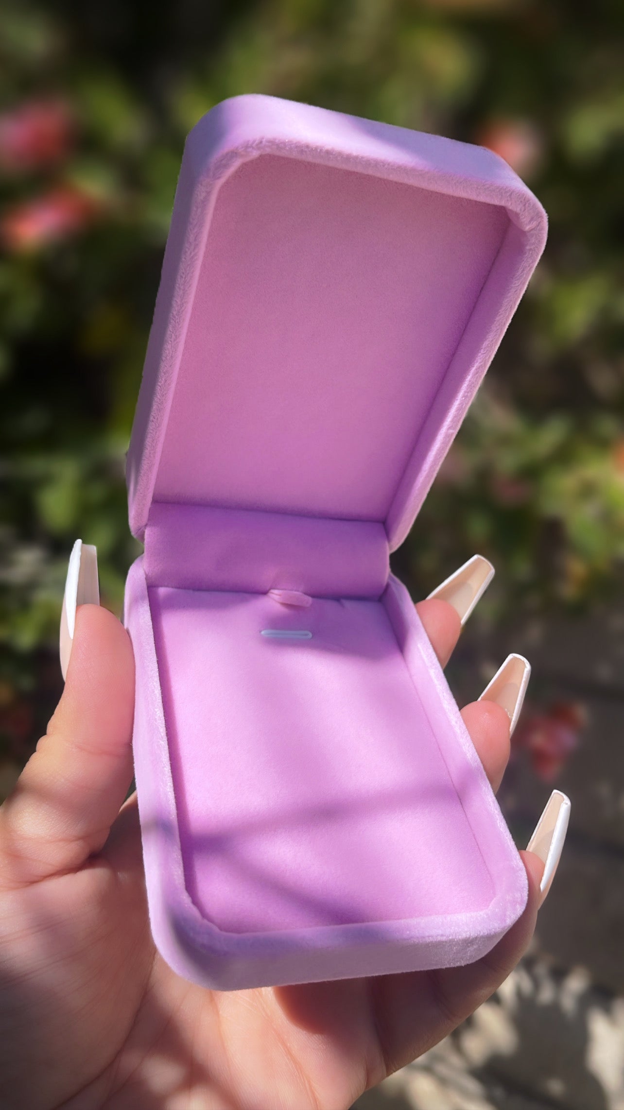 Caja de regalo mediana de color rosa