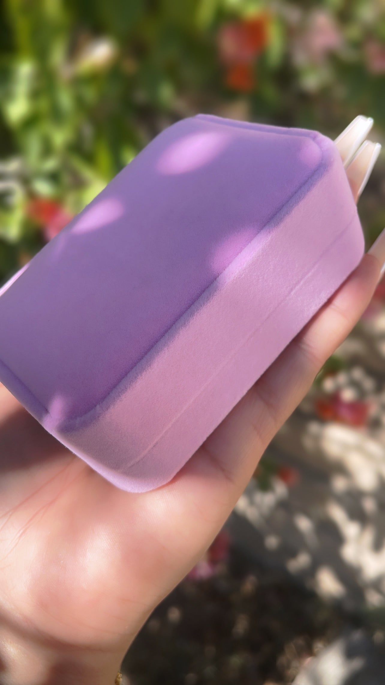 Caja de regalo mediana de color rosa