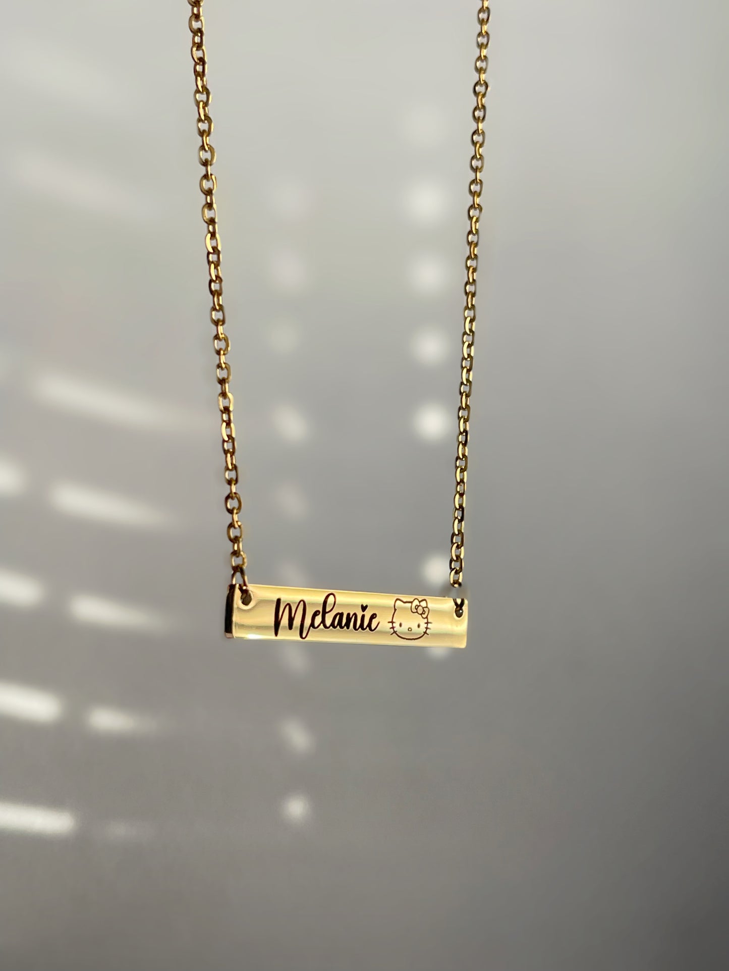 Collar personalizado - Bañado en oro