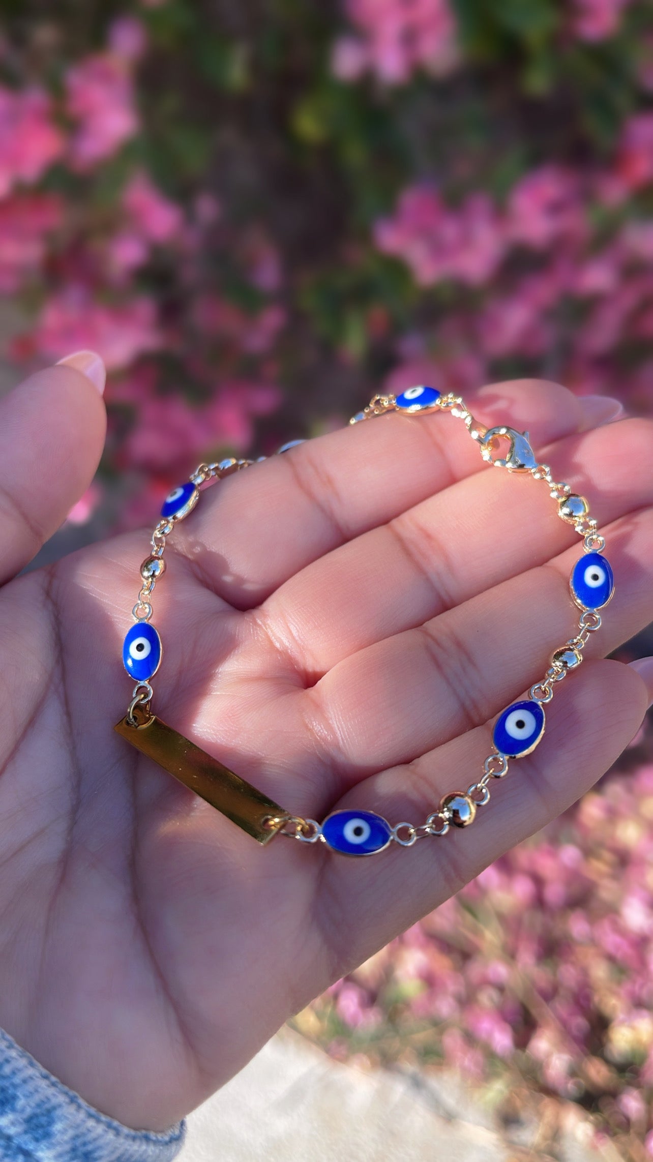 Personalized ojito Bar bracelet