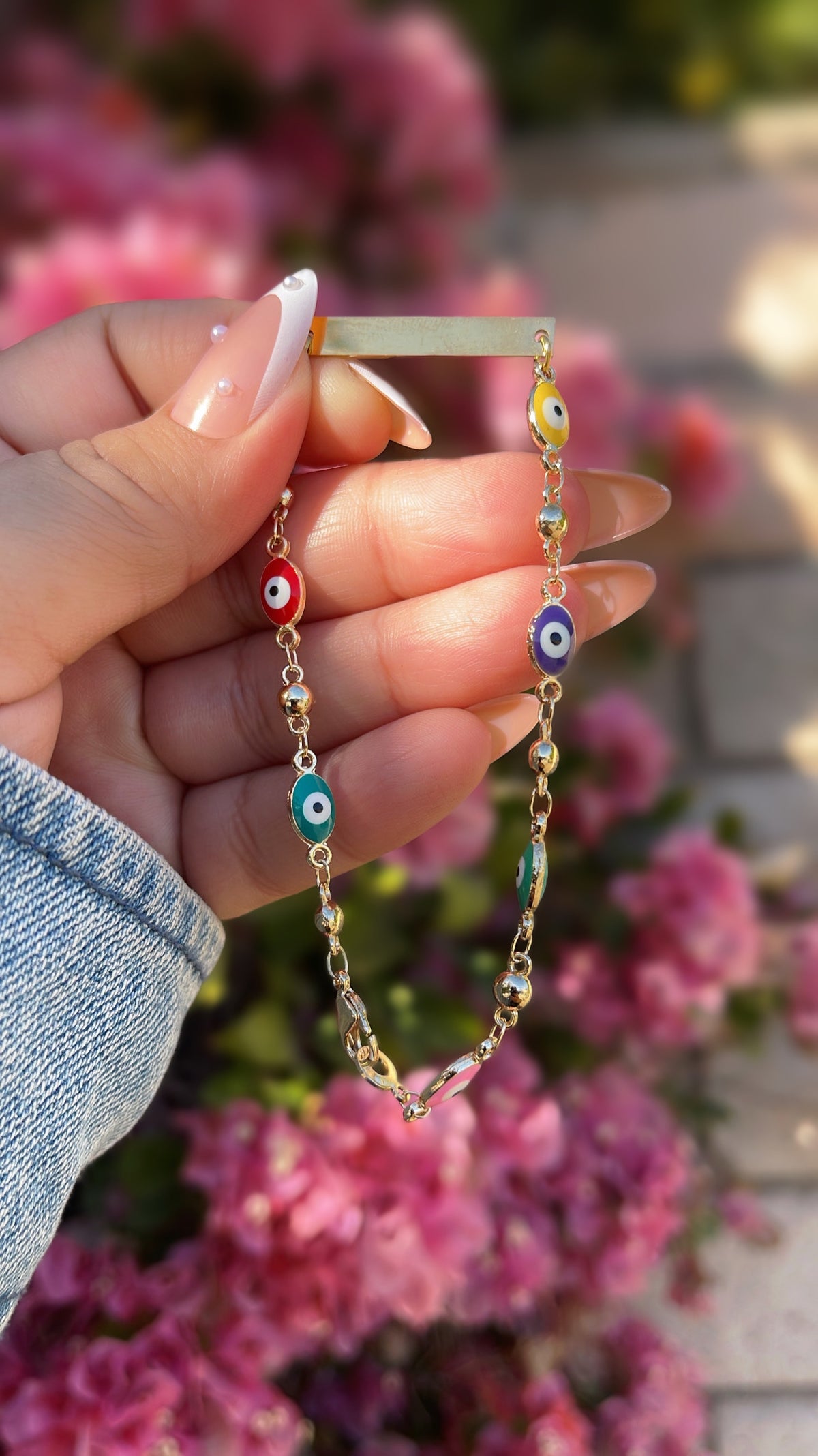 Pulsera personalizada con barra de ojito
