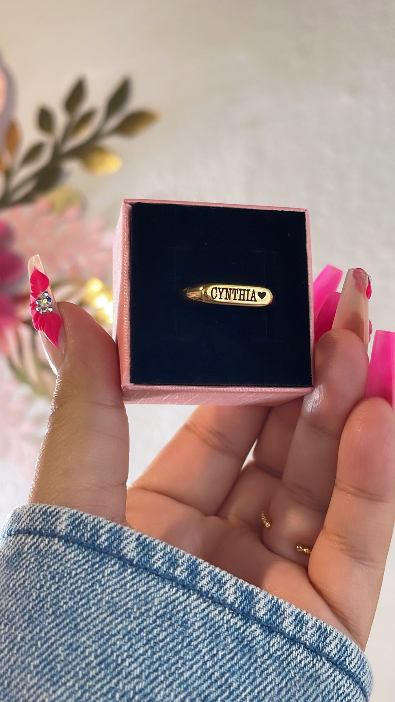 Anillo personalizado