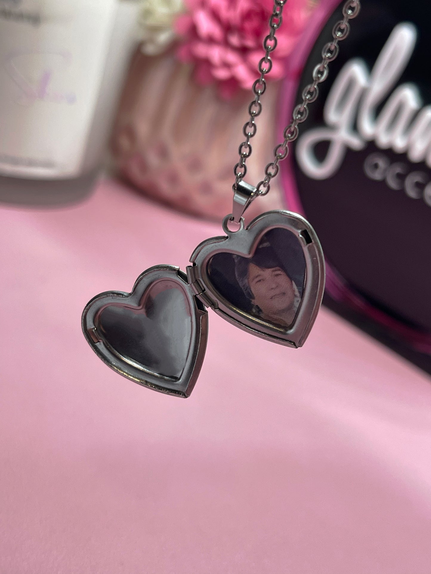 Medallón de corazón personalizado