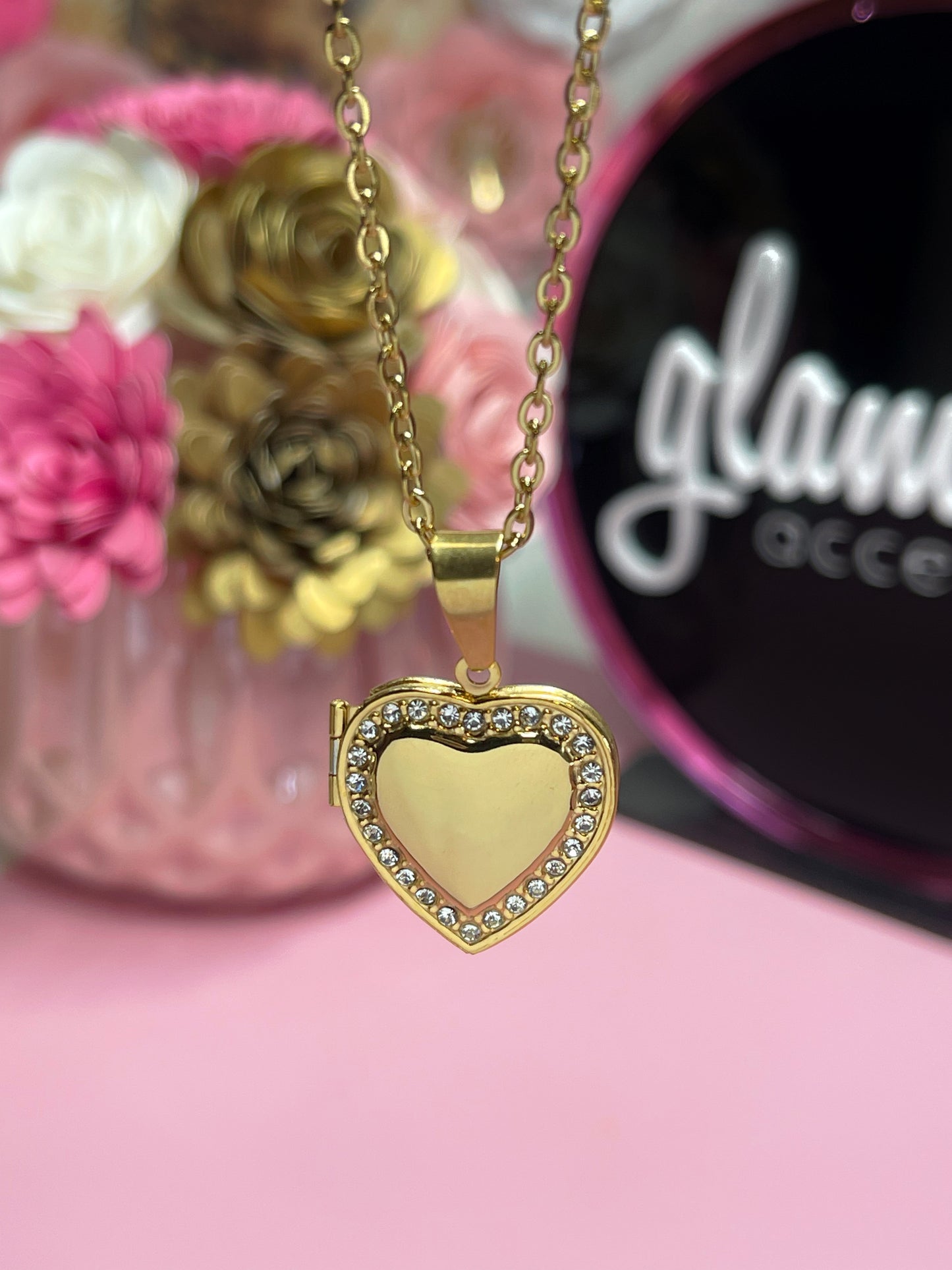 Personalized Crystal locket