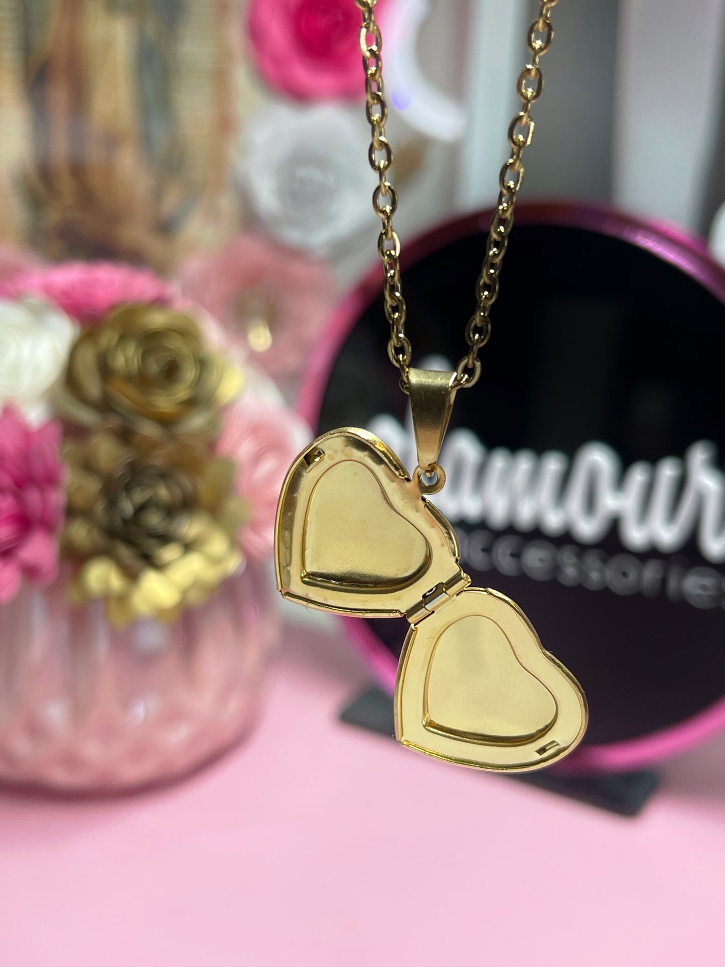 Personalized Crystal locket