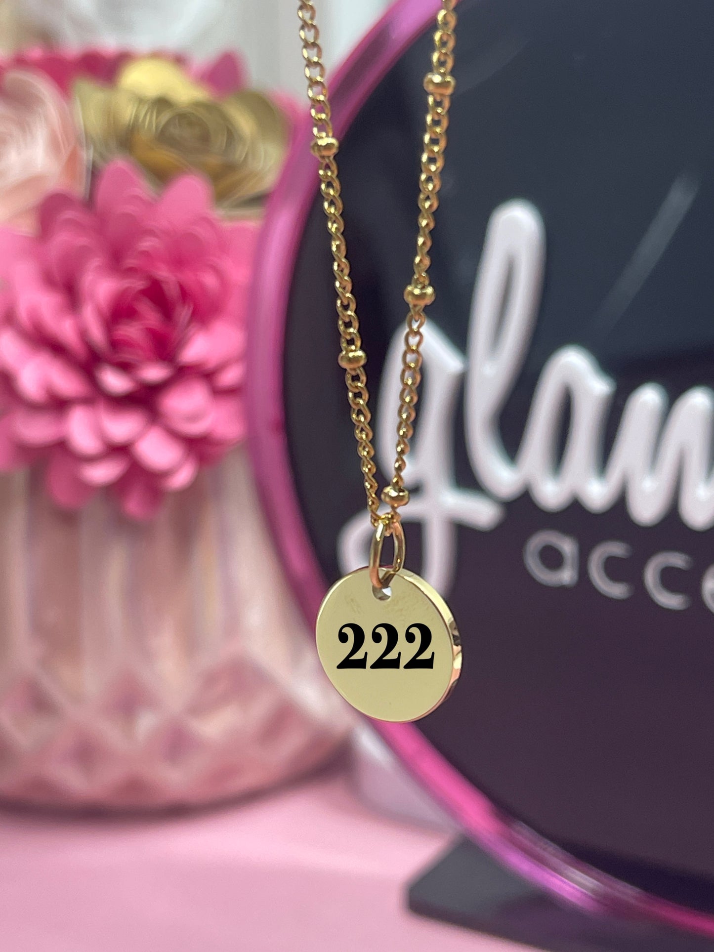Angel number necklace