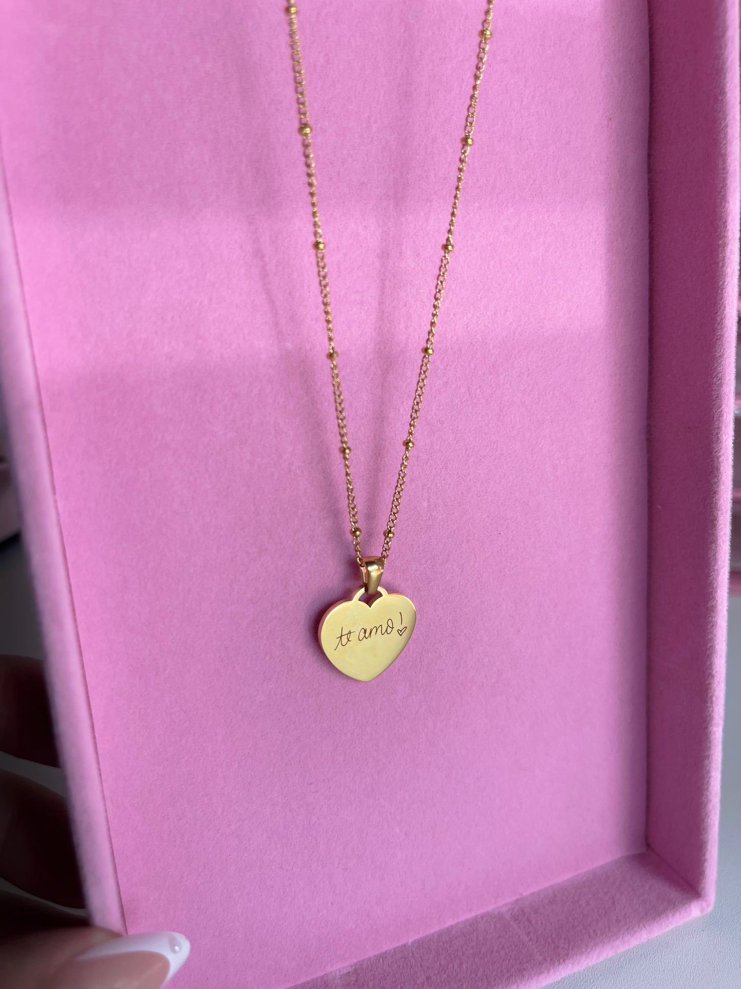 Personalized Heart necklace
