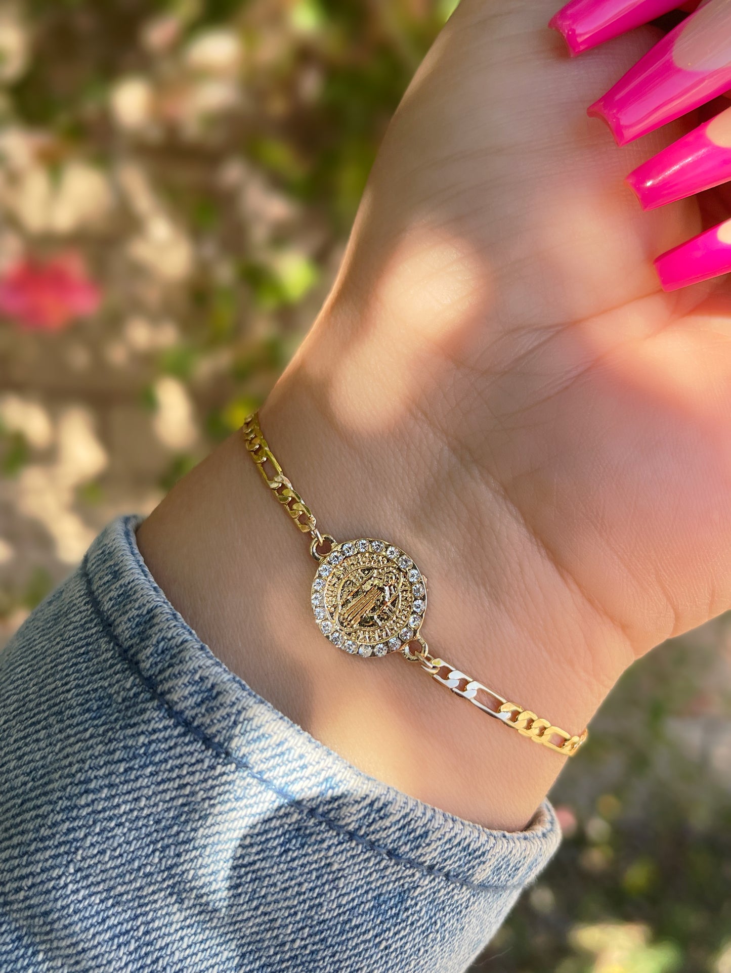 Simple San Benito Charm Bracelet
