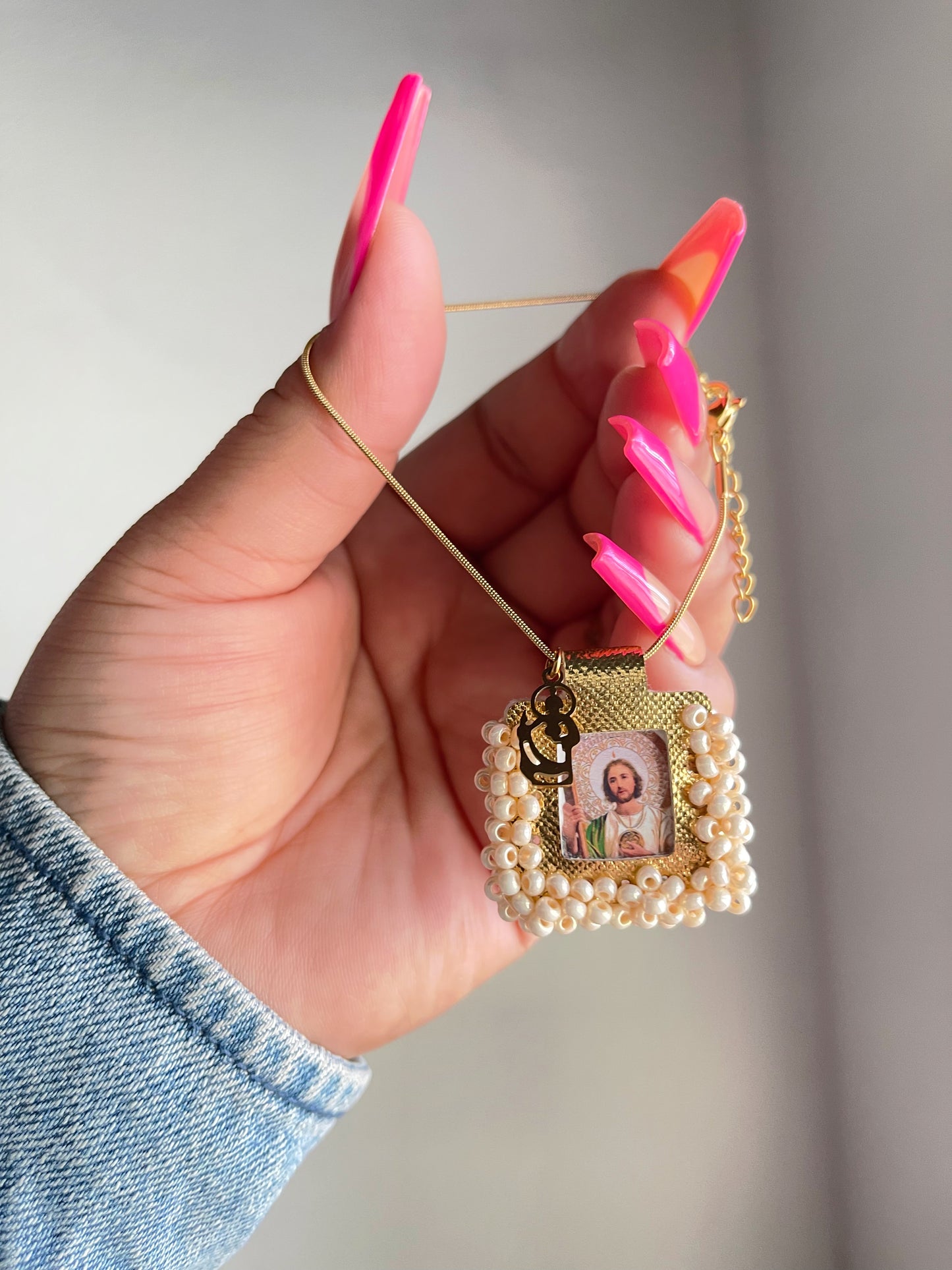 San Judas escapulario bracelet