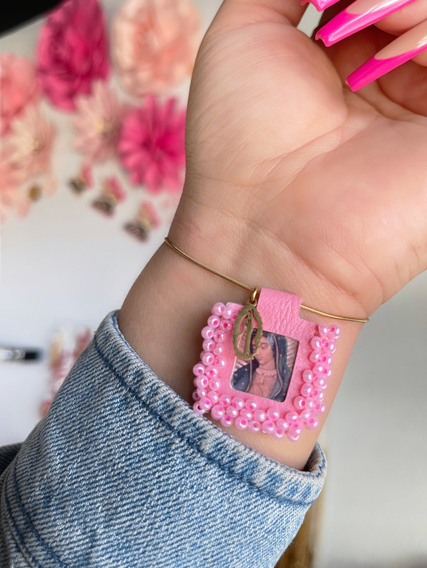 Virgencita escapulario bracelet