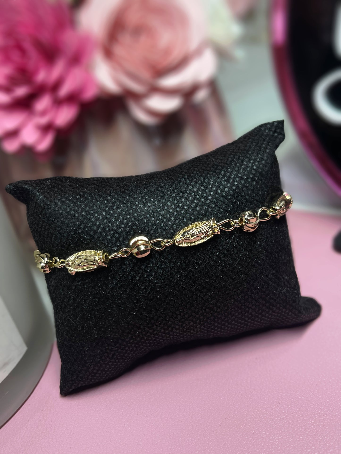 Virgencita charm bracelet