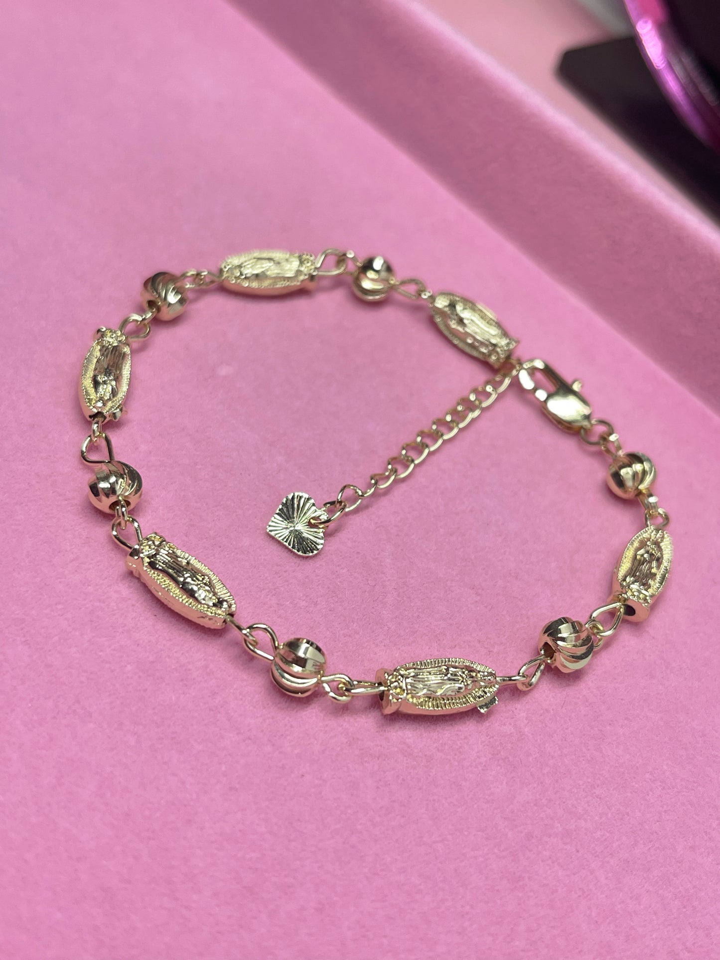 Virgencita charm bracelet