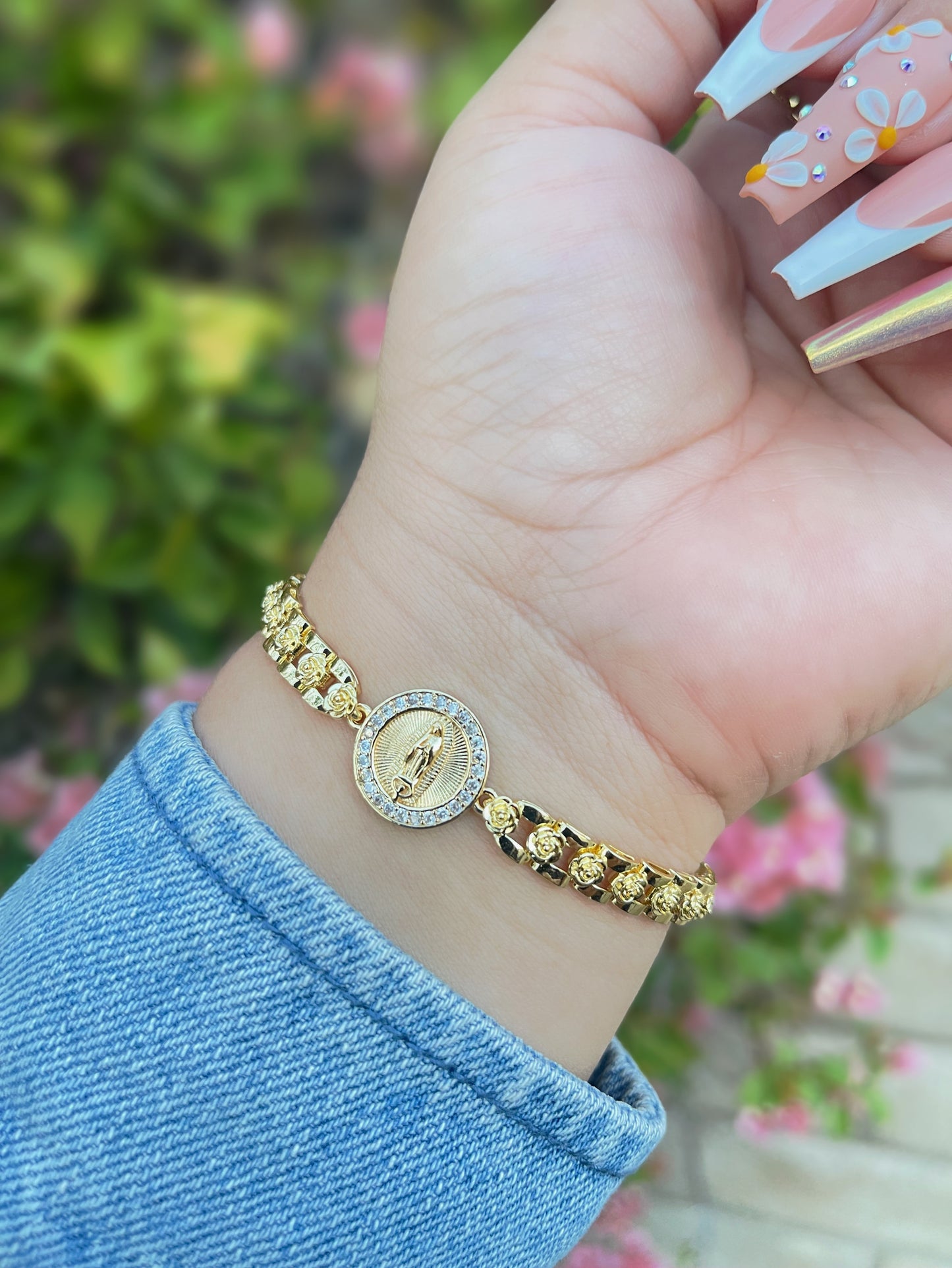 Pulsera Virgencita Redonda