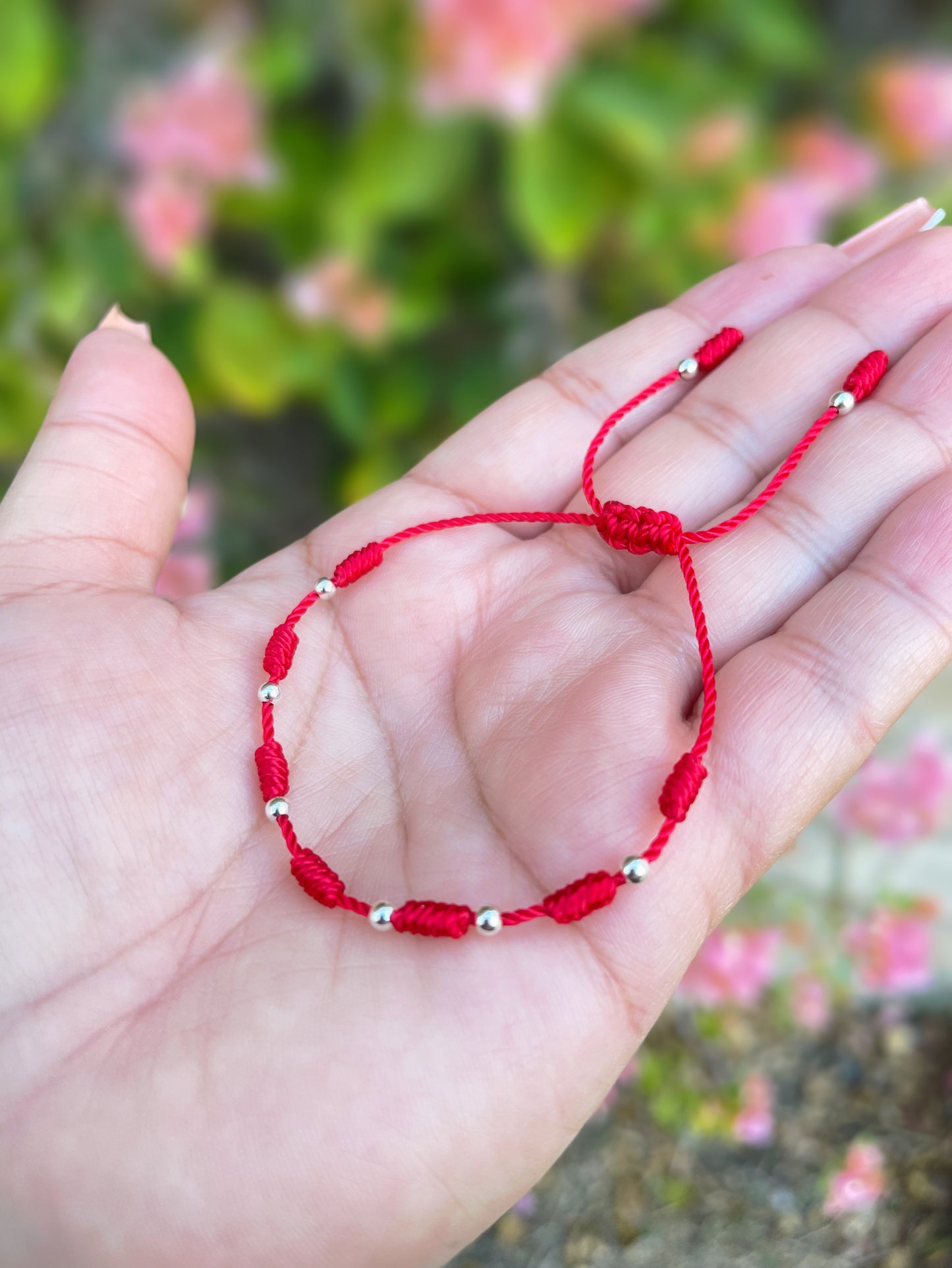 Sterling Silver 7 knot bracelet