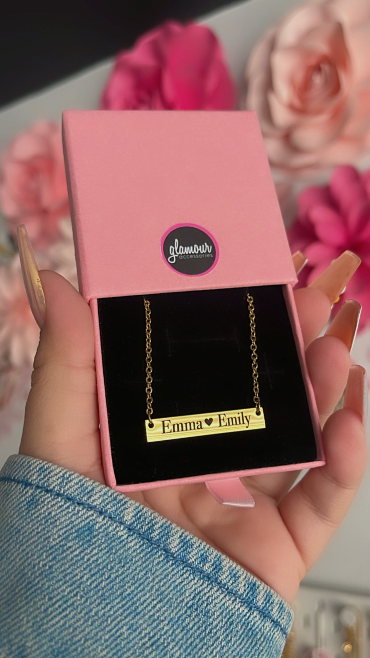 Collar personalizado - Bañado en oro