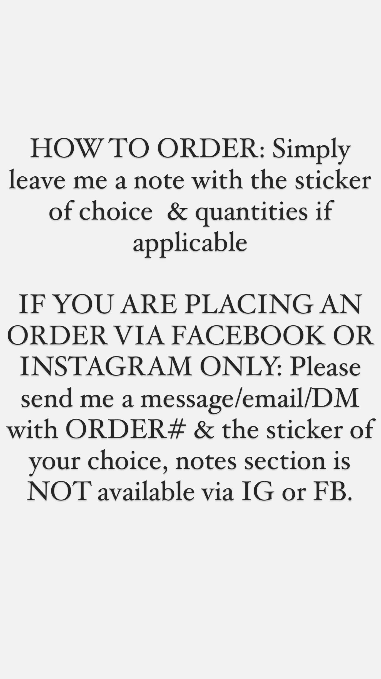 Stickers