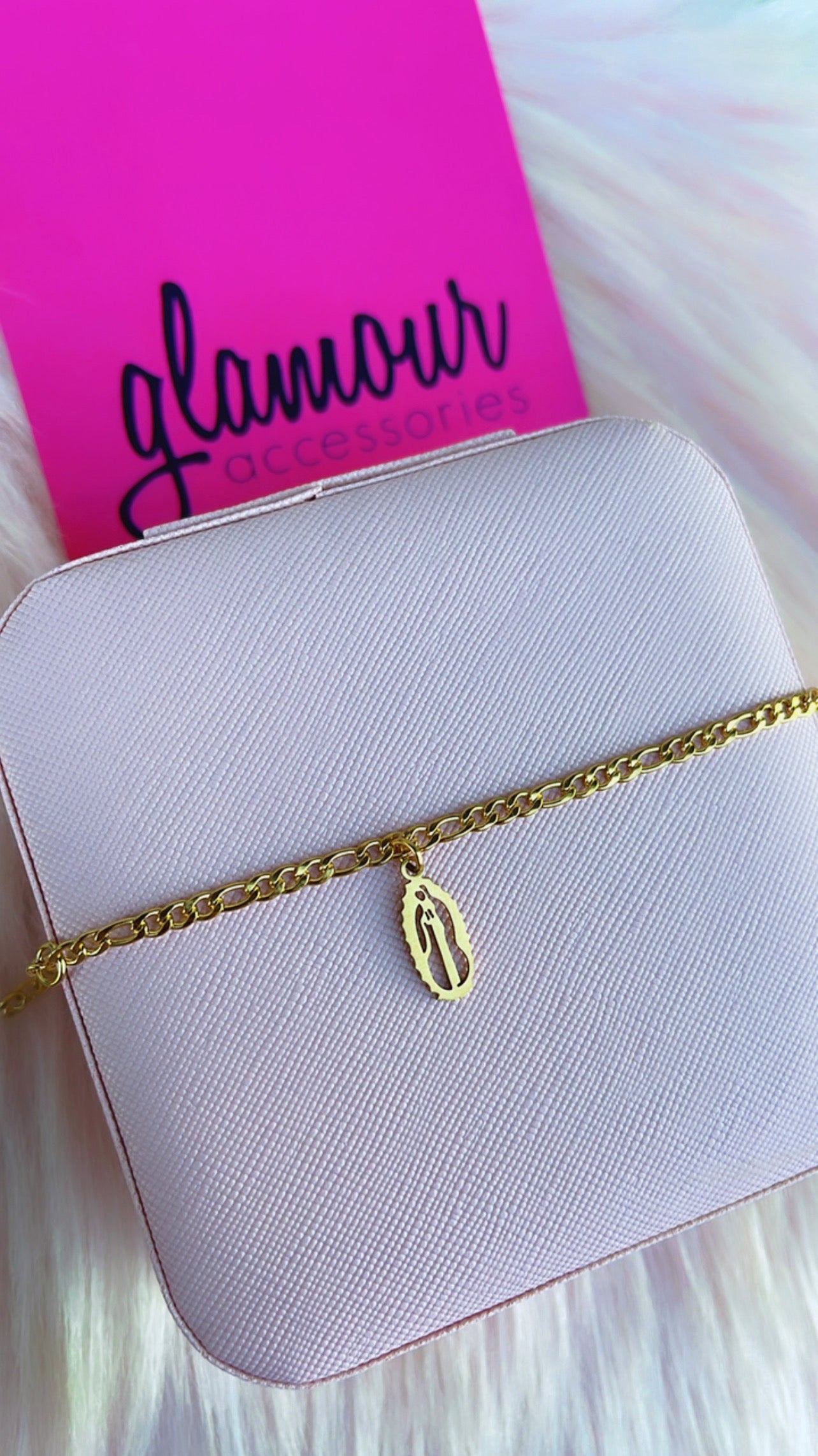 Pulsera con dijes Virgen de Guadalupe