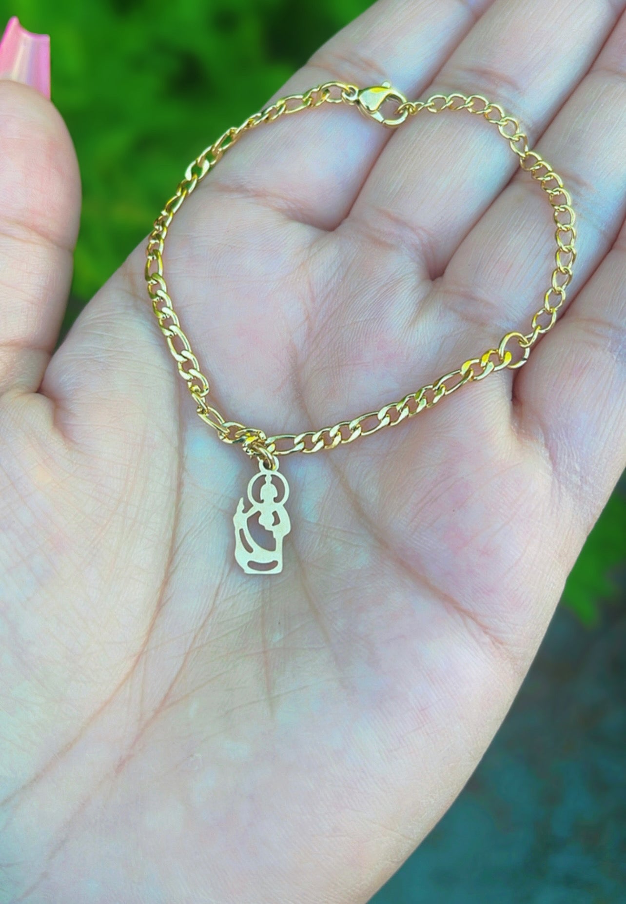 San Judas Tadeo charm bracelet