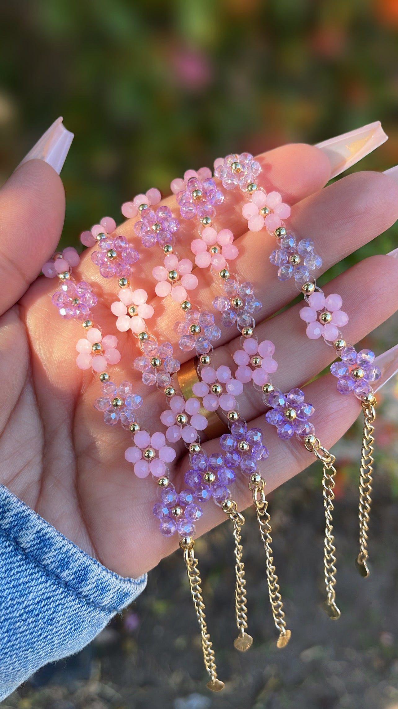 Pulsera infantil Margaritas🌸