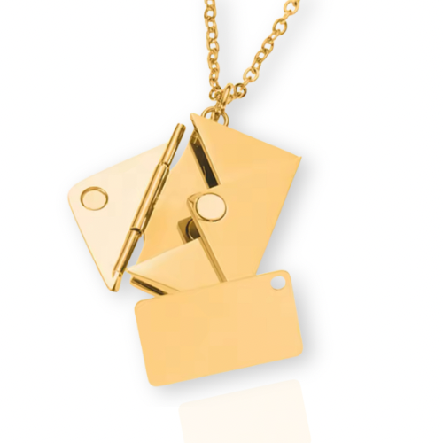 Envelope necklace