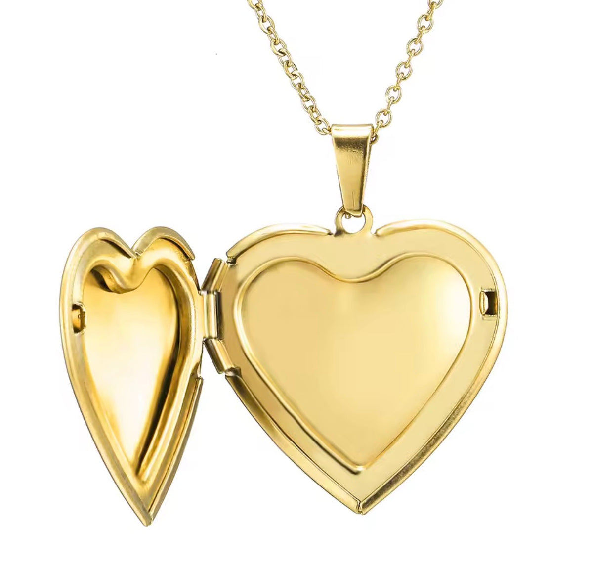 Medallón de corazón personalizado