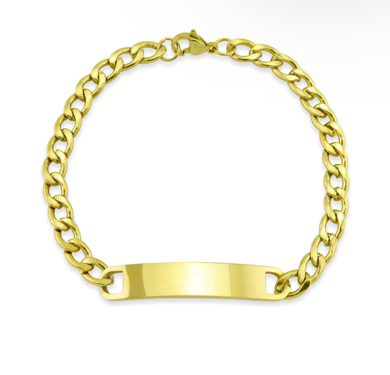 Chunky personalized bracelet- unisex