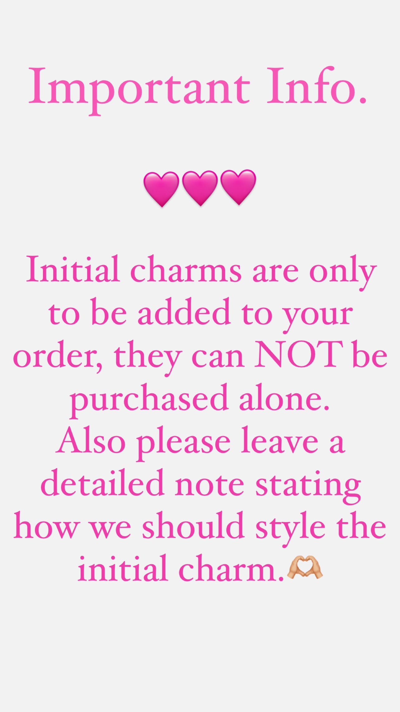 Add an Initial to your accessory