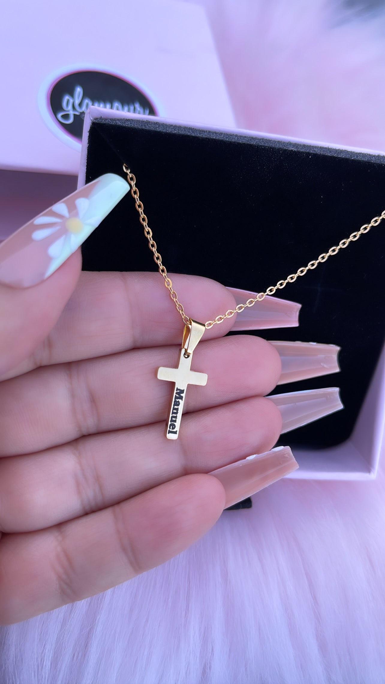 Personalized Cross necklace-Unisex