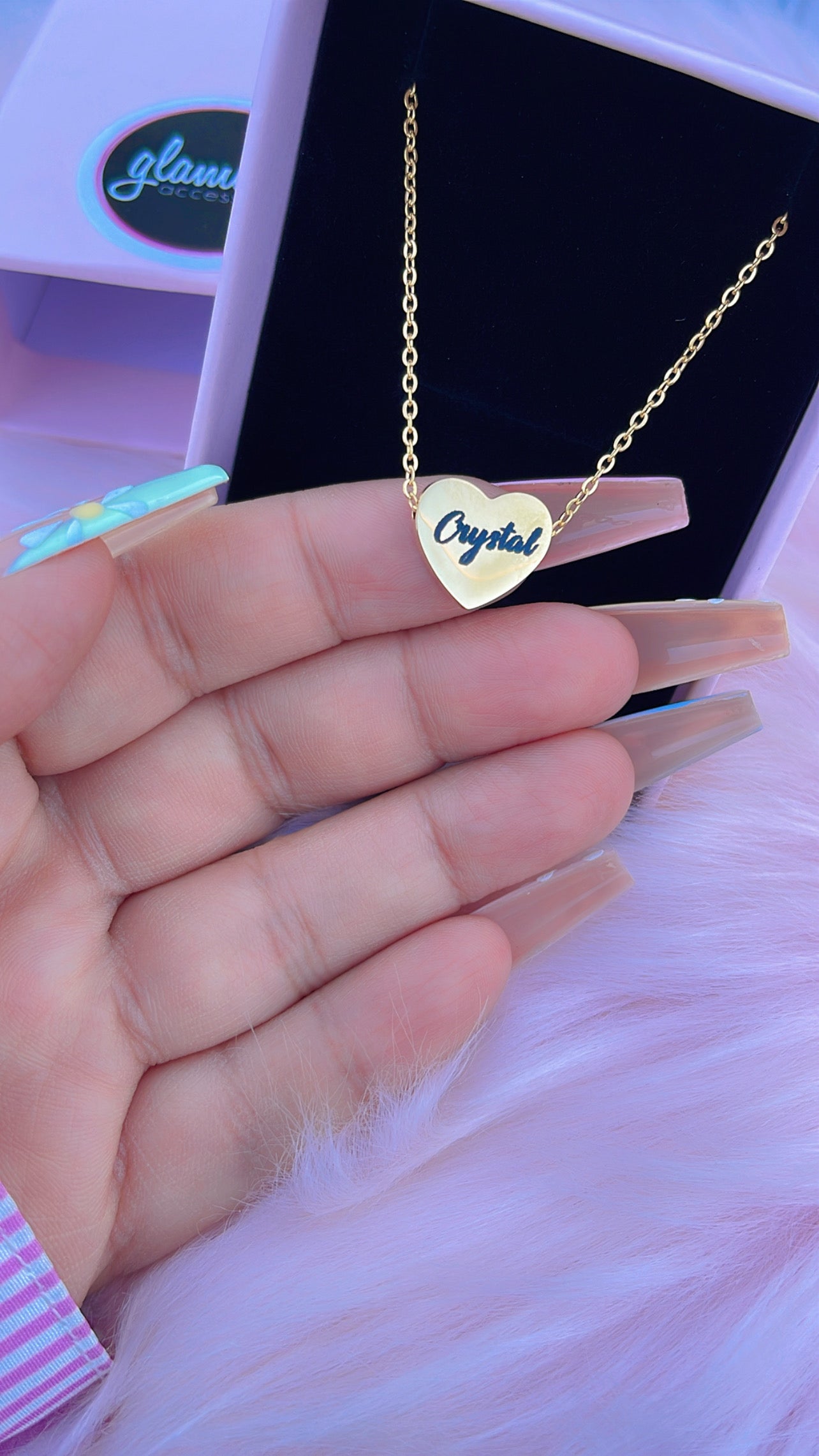 Personalized Heart necklace