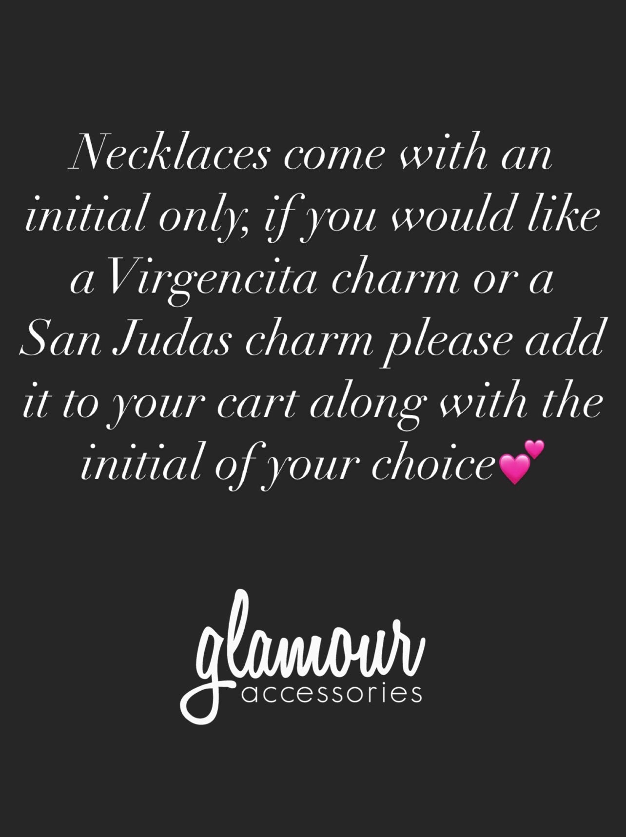 Collar con inicial