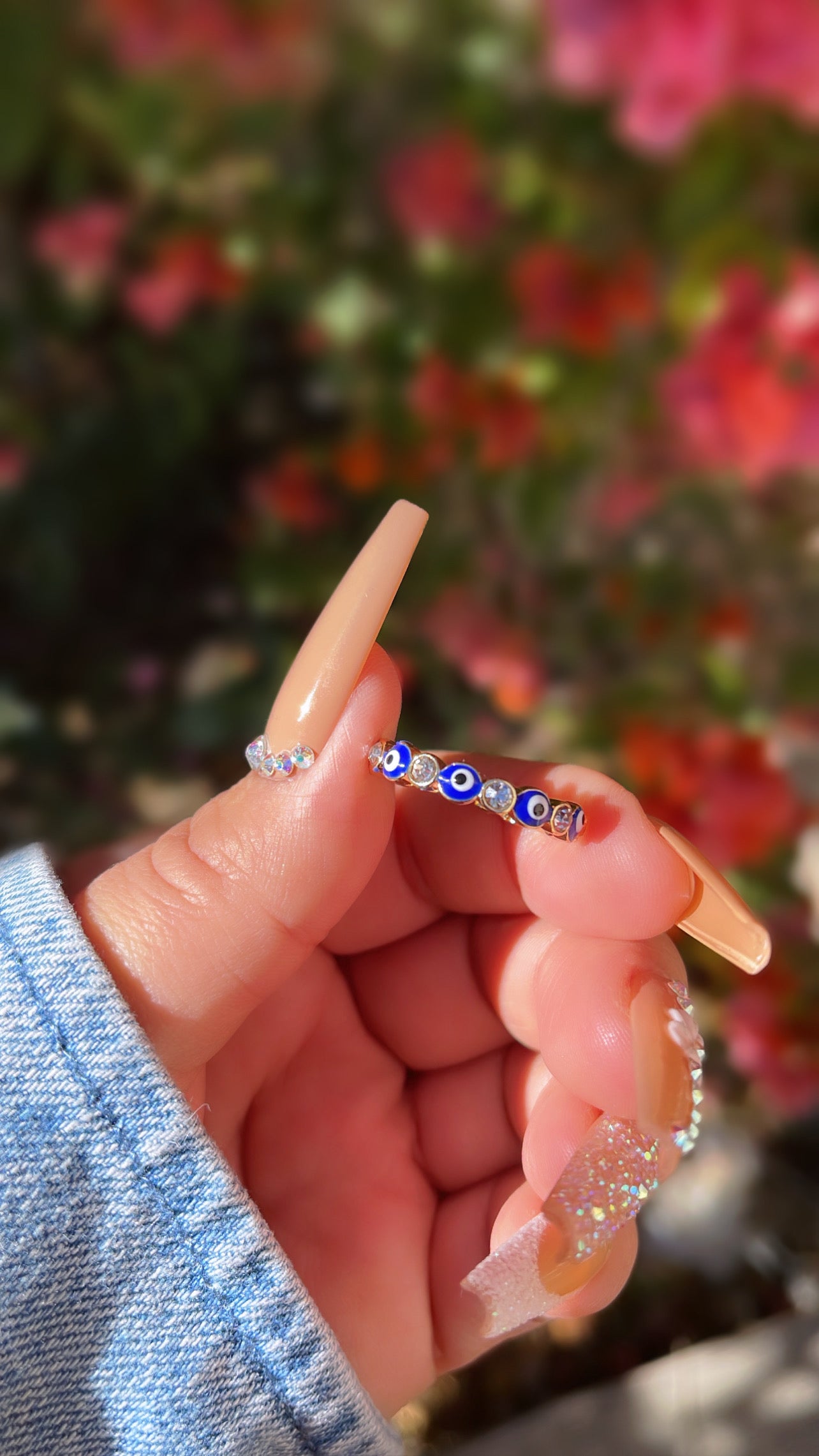 💙Blue eye ring