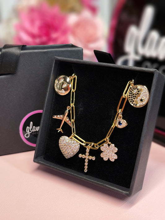 7 charm bracelet
