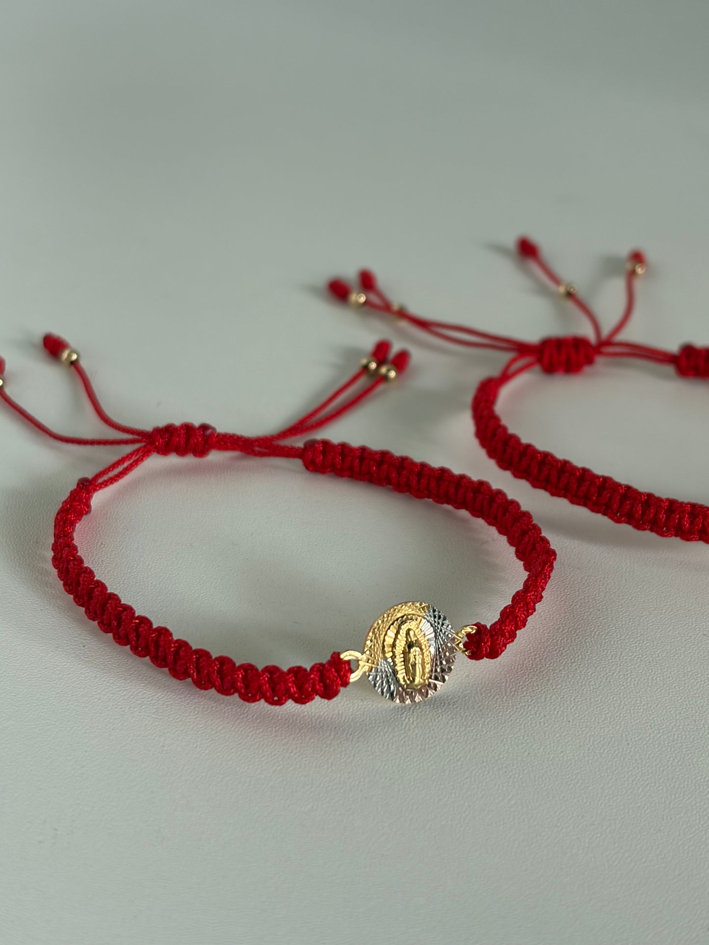 Red Virgencita bracelet