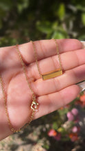 Load image into Gallery viewer, Personalized Mini Bar necklace
