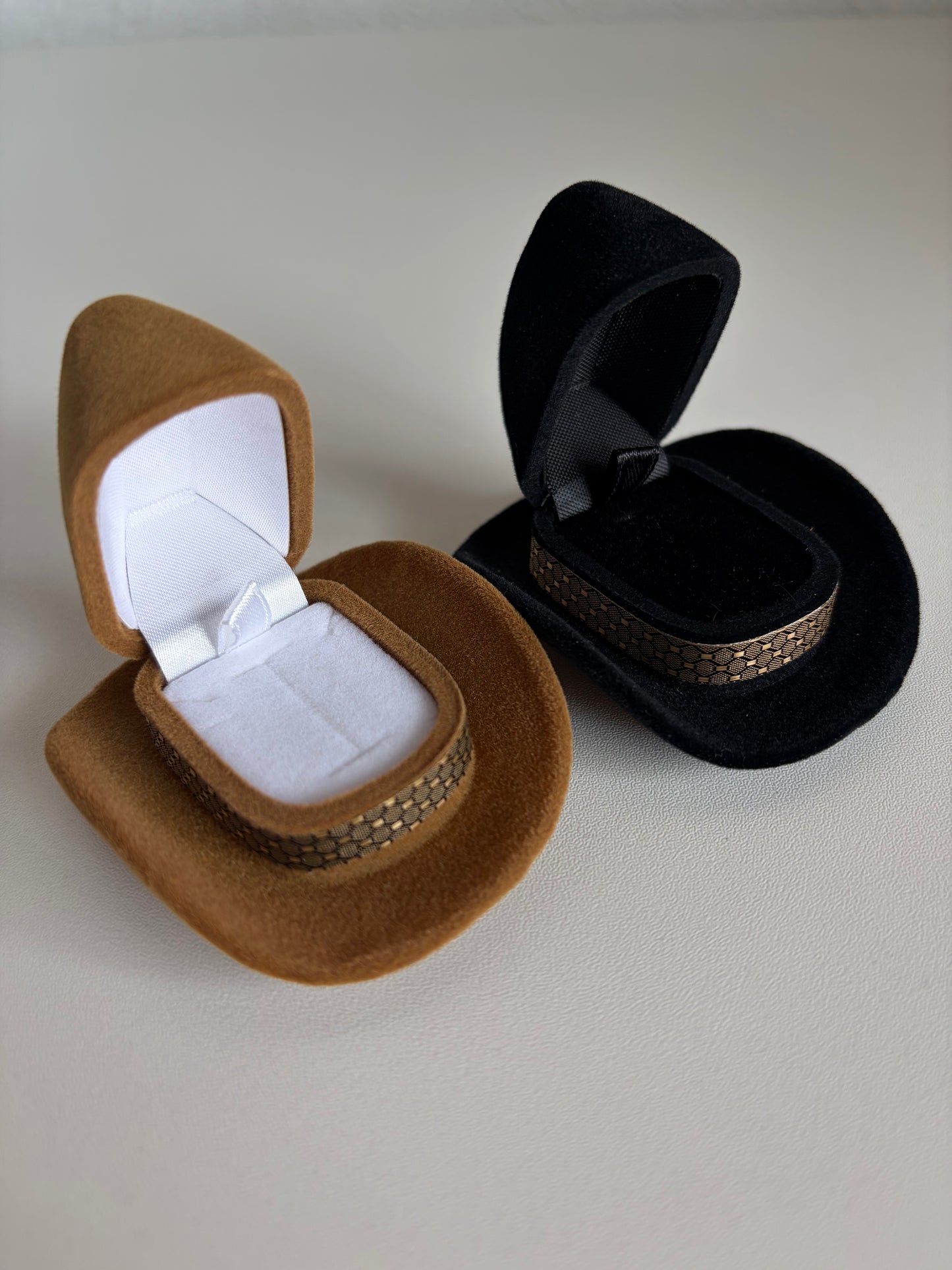 Cowboy hat jewelry box