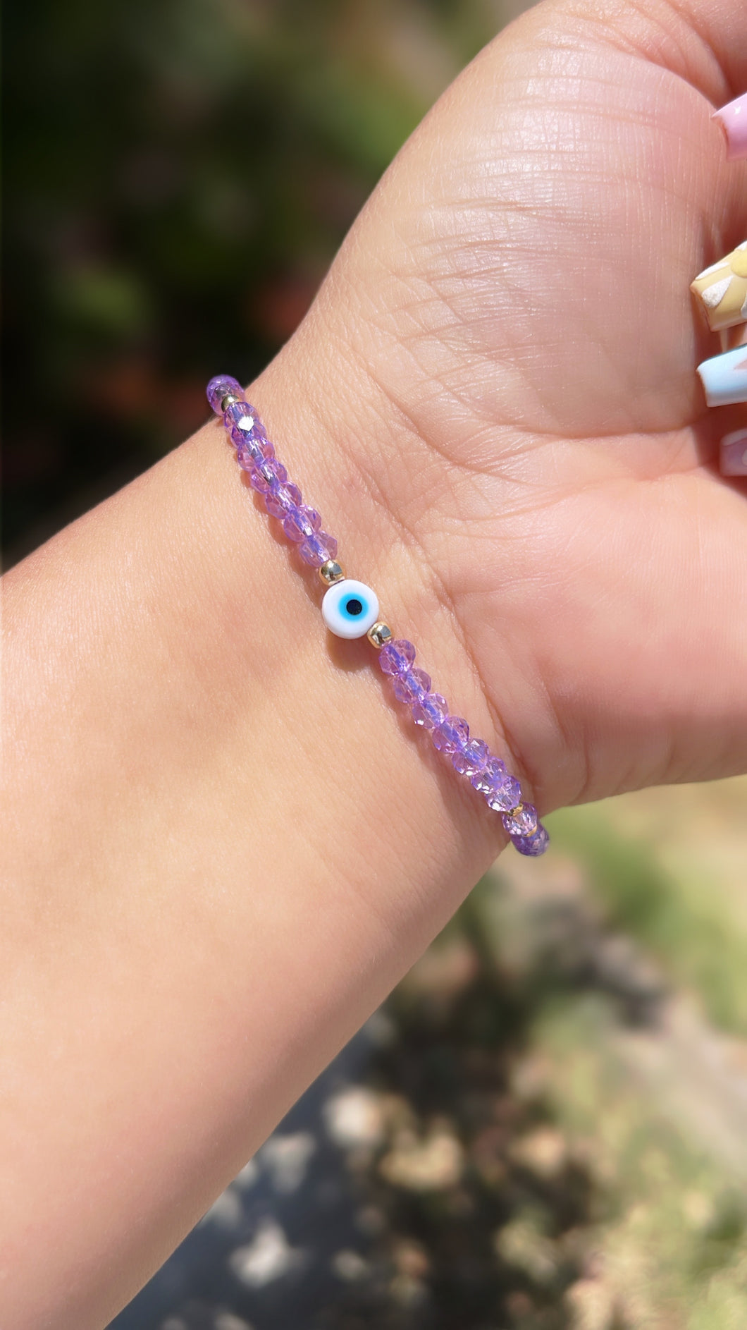 Lilac💜 ojito bracelet