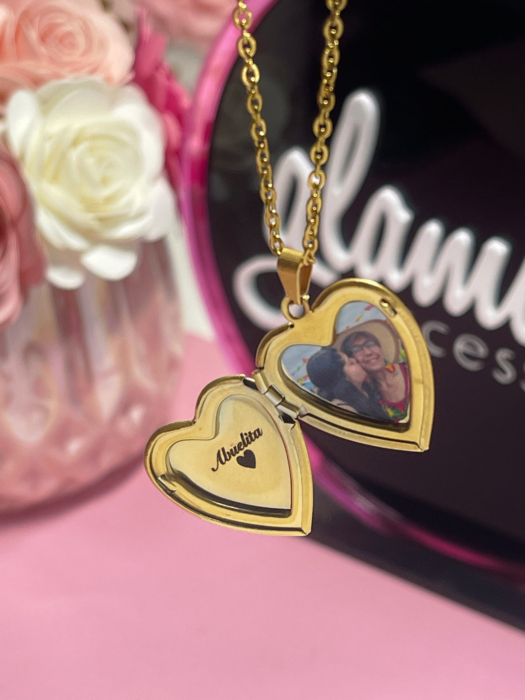 Personalized Heart locket