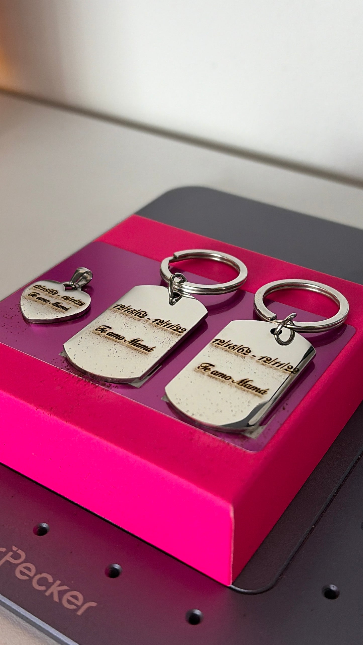 Personalized Steel keychain