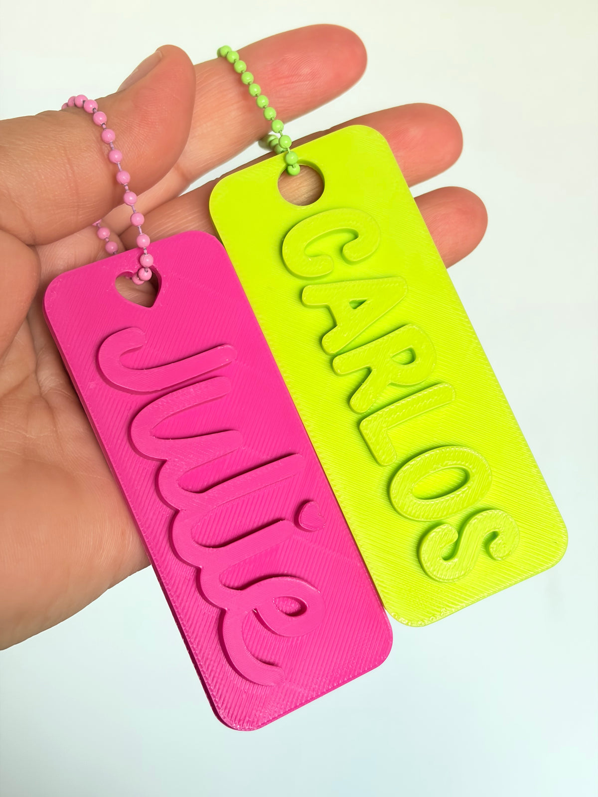 3D printed Name Keychain