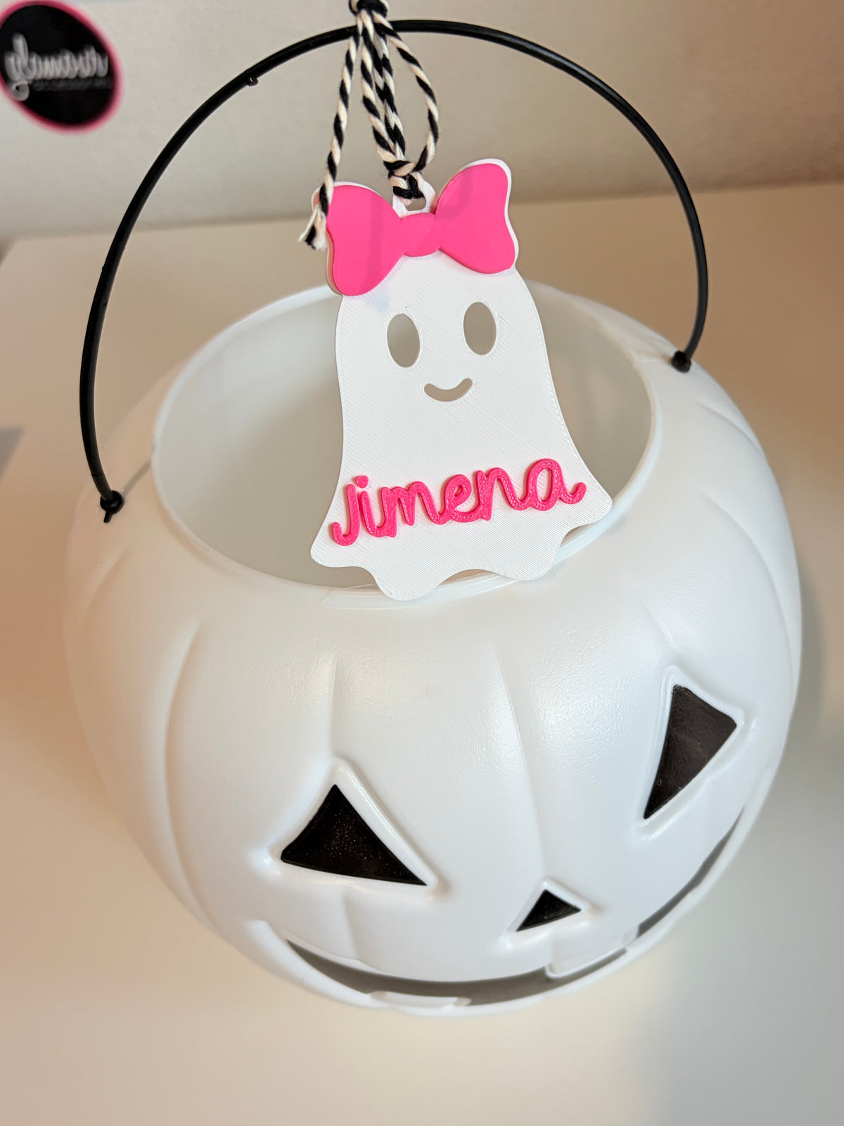 3D Halloween keychain charm 👻