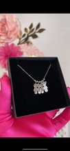 Load image into Gallery viewer, Silver Personalized child charm necklace
