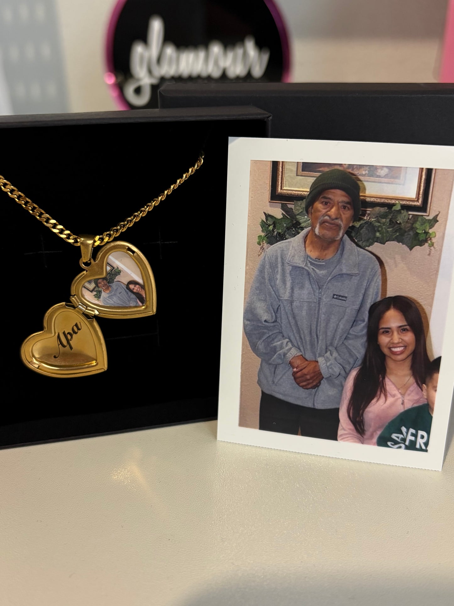 Heart locket with picture